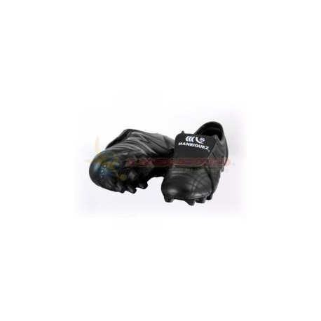 2195-Zapato de Fútbol Profesional Manríquez MID SX TOTAL NEGRO