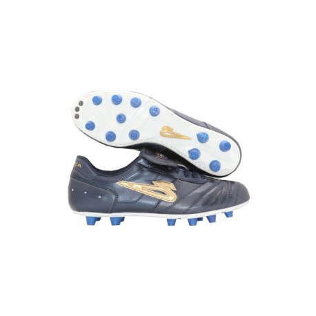 Zapato de fútbol Olmeca mod. “Don Elias” Piel Azul