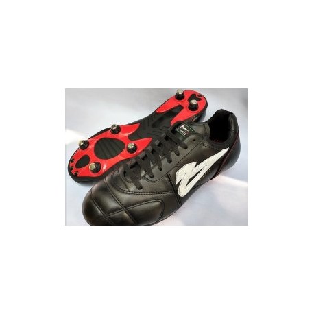 Zapato de fútbol Olmeca mod. pintos negro (tacos intercambiables)