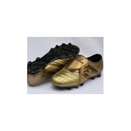 2267-Zapato de fútbol Manríquez Profesional Mid Sx dorado/negro