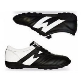 2419- Tenis de fútbol marca Manríquez mod MID TM color eclipse negro con blanco