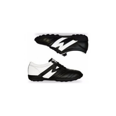 2419- Tenis de fútbol marca Manríquez mod MID TM color eclipse negro con blanco