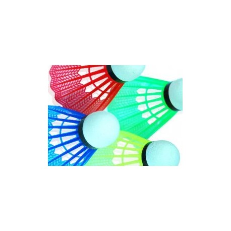 Gallitos de plástico para Badminton (4 piezas)